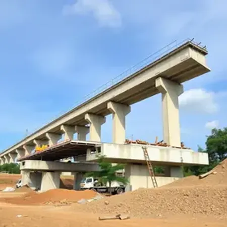 Prefeitura inicia concretagem de estrutura que dará suporte ao principal vão da Ponte Joinville