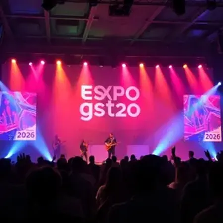 Musicarium abre ExpoGestão 2026 com performance emocionante e recebe aplausos de pé do público