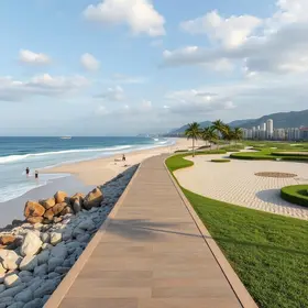 Nova passarela entre praias movimentadas de SC tem projeto revelado; confira as imagens