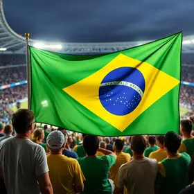Praça Cidade das Águas terá telão para exibição dos jogos do Brasil