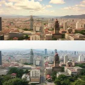 Imagens ao longo do tempo mostram ocupação de cidade que mais cresce em SC
