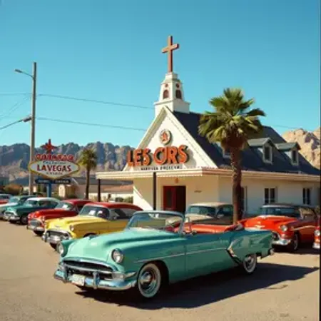 Capela de Las Vegas, carros clássicos e clima retrô: conheça novo espaço estilo ‘norte