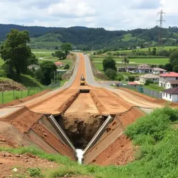 Obras de drenagem avançam no Boa Vista para preparar acesso à Ponte Joinville