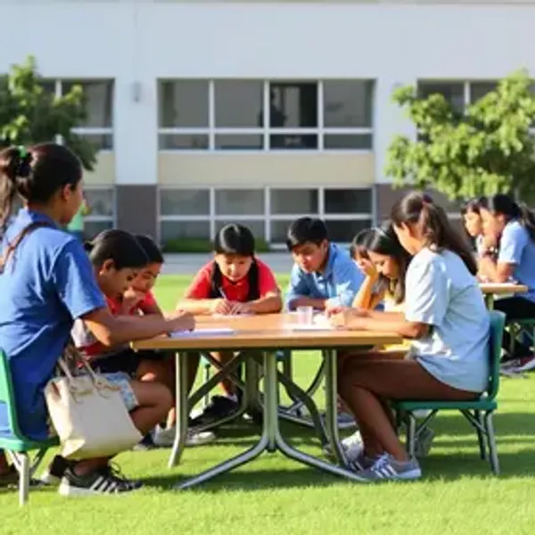 Alunos e profissionais da Escola Municipal Dom Jaime estão sendo liberados antecipadamente na tarde desta sexta