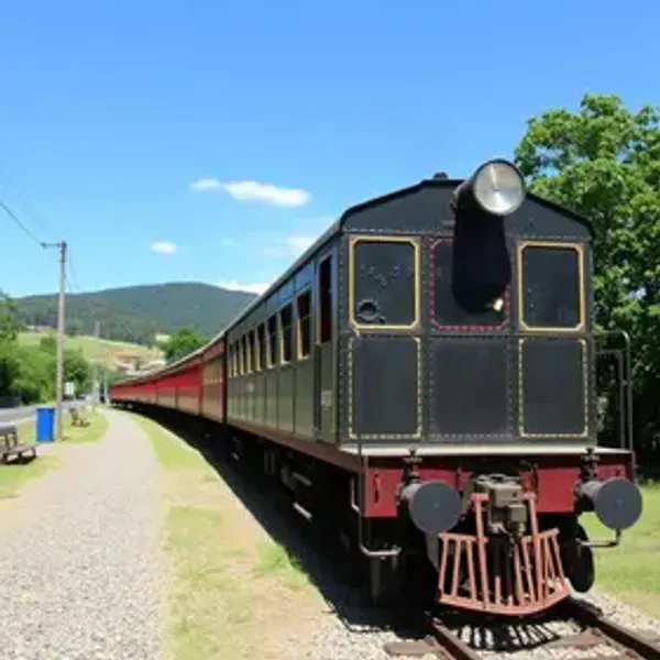Maria Fumaça de 120 anos cruza SC e RS em viagem que preserva história