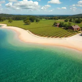 Cidade no interior vai ganhar paraíso com praia artificial e vinícola em projeto de 350 mil m²