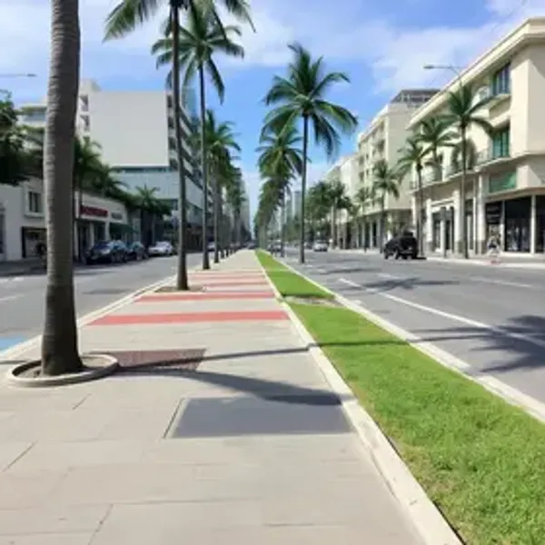 Prefeitura  conclui requalificação de passeios no entorno da Rua das Palmeiras