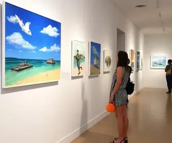 Aberta ao público na Galeria de Artes da Univille a exposição “A Ilha de Próspera”