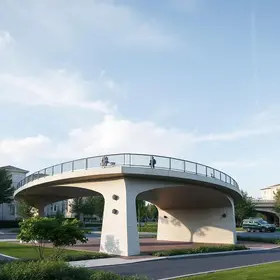 Ponte Anêmonas recebe primeiras vigas em trecho de curva no bairro Fátima