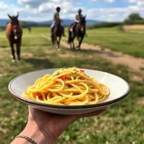 Massas caseiras de vó, fazendinha e passeios a cavalo: Restaurante de Treviso, no interior de SC, reúne experiências rurais