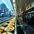 Japão lança primeiro ônibus do mundo com esteira de sushi e impressiona a todos ao revelar que os passageiros poderão comer à vontade enquanto fazem um passeio turístico por Tóquio