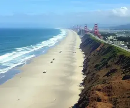 Porto de São Francisco conclui maior engordamento de praia do Brasil.
