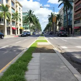 Prefeitura promove requalificação de passeios no entorno da Rua das Palmeiras